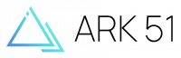 Ark 51 logo - gradient black text horizontal
